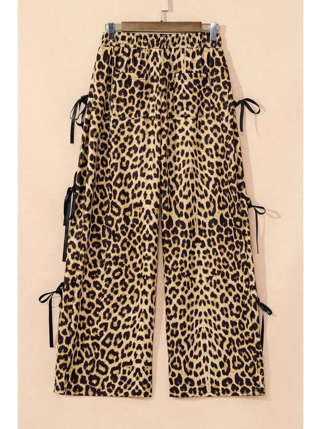 Leopard Bow Tie Summer Pant