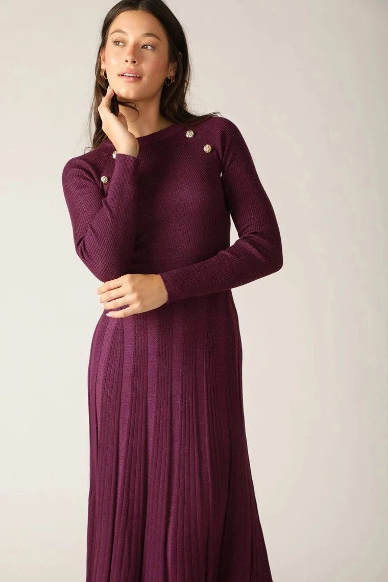 Orchid Metallic Dress