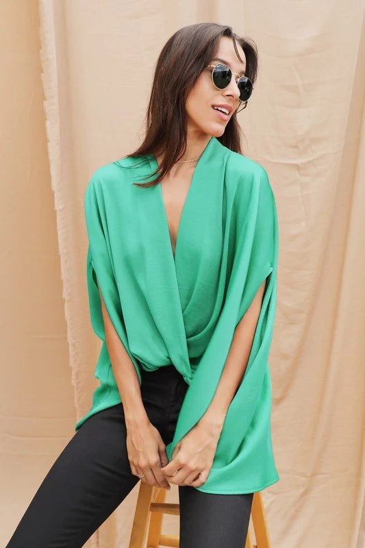 Green Caftan Top