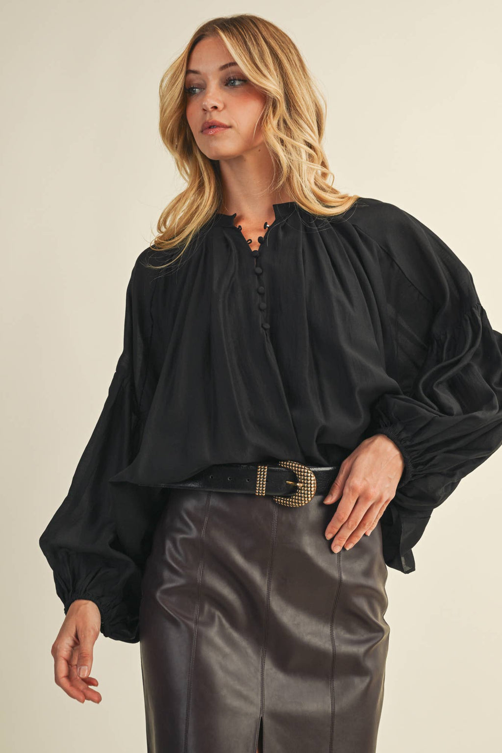 Midnight Bloom Top