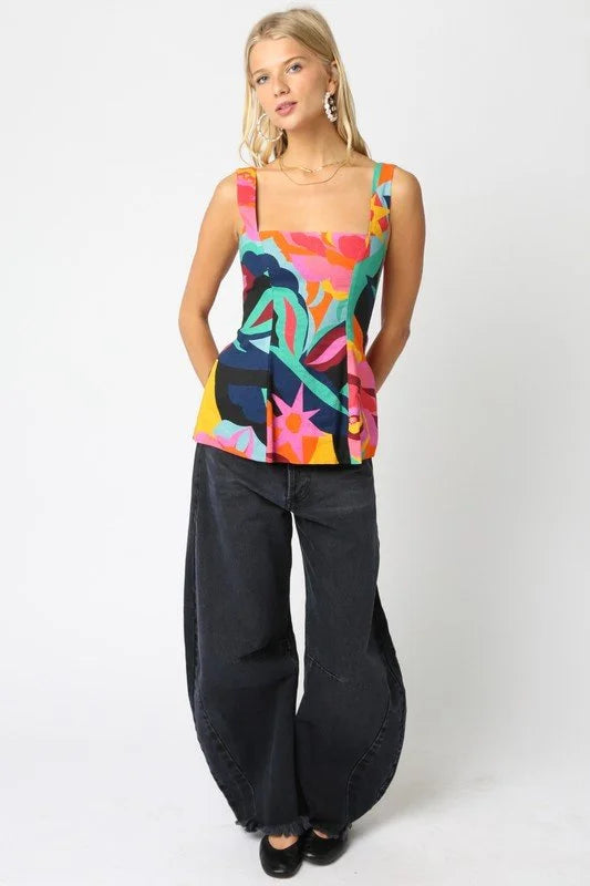 Raira Multi Colored Top