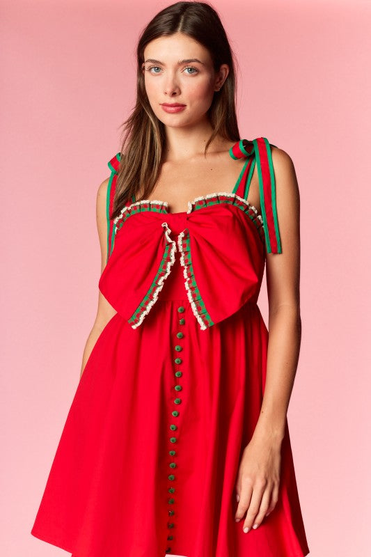Noel Bow Dress
