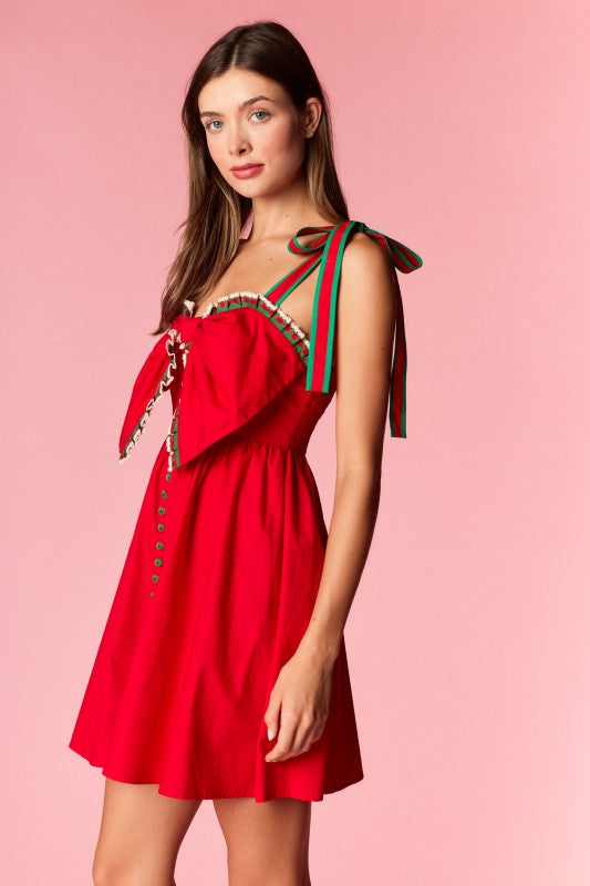 Noel Bow Dress