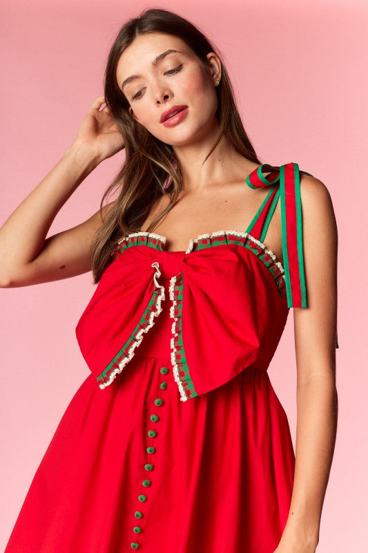 Noel Bow Dress