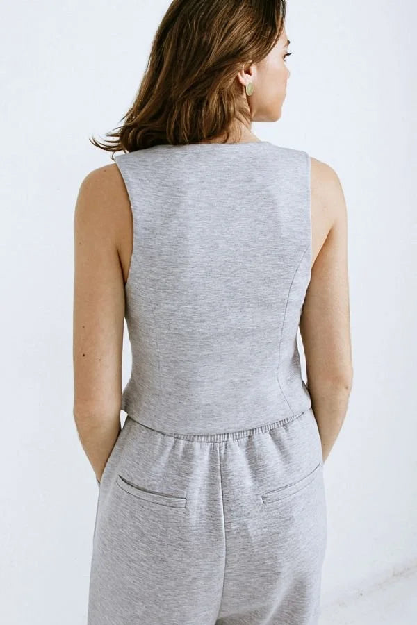 Ponte Knit Vest