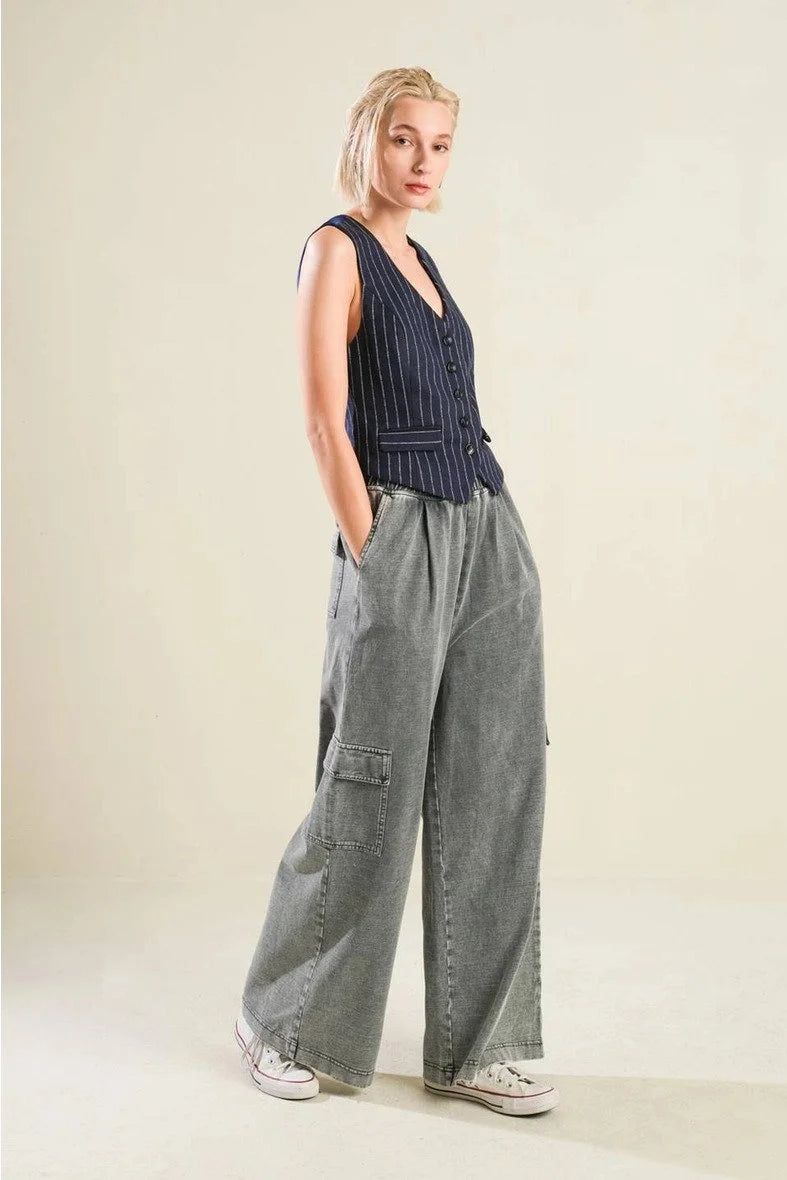 Washed Knit Pant