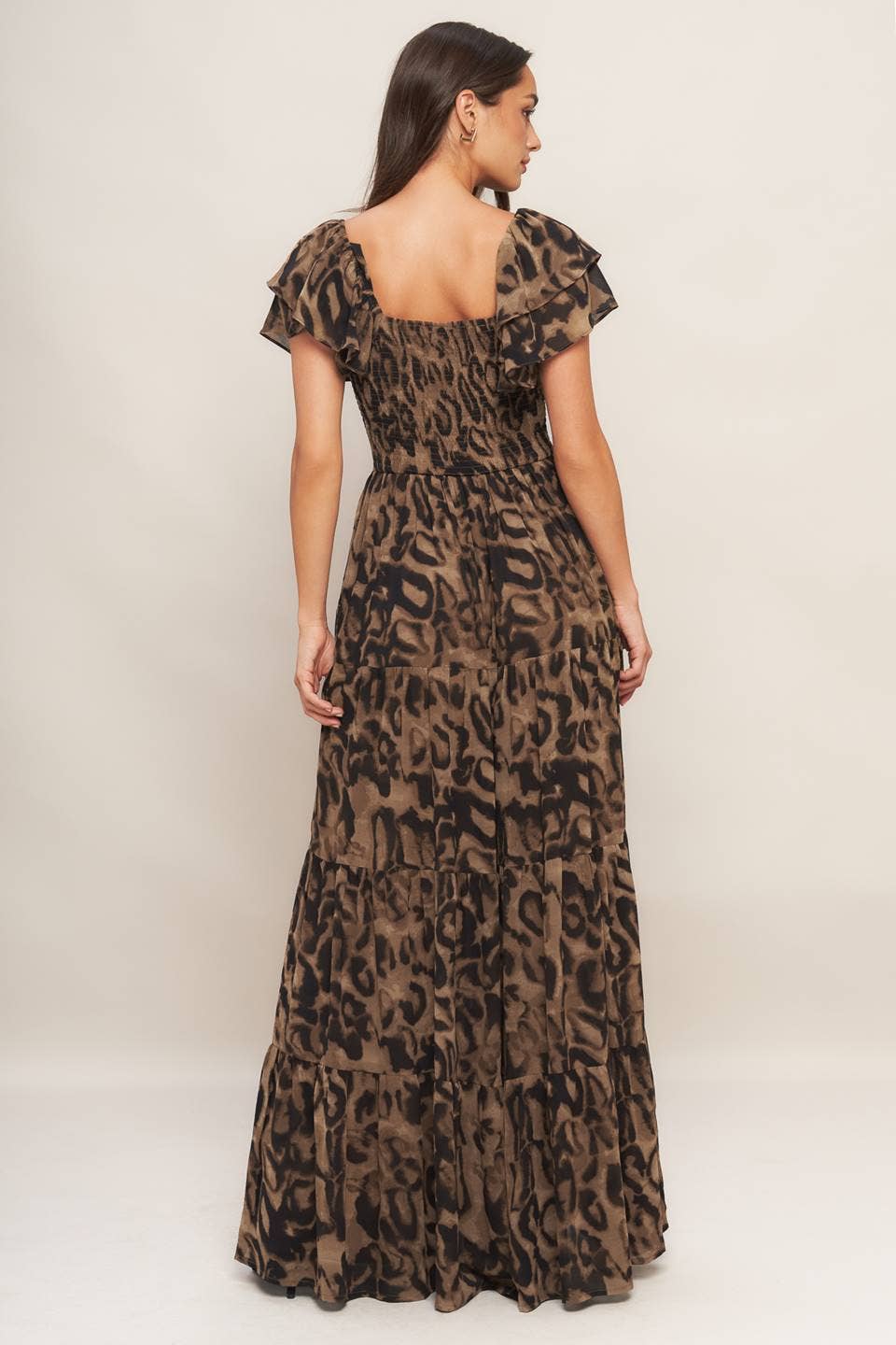 Leopard Ruffle Jumpsuit