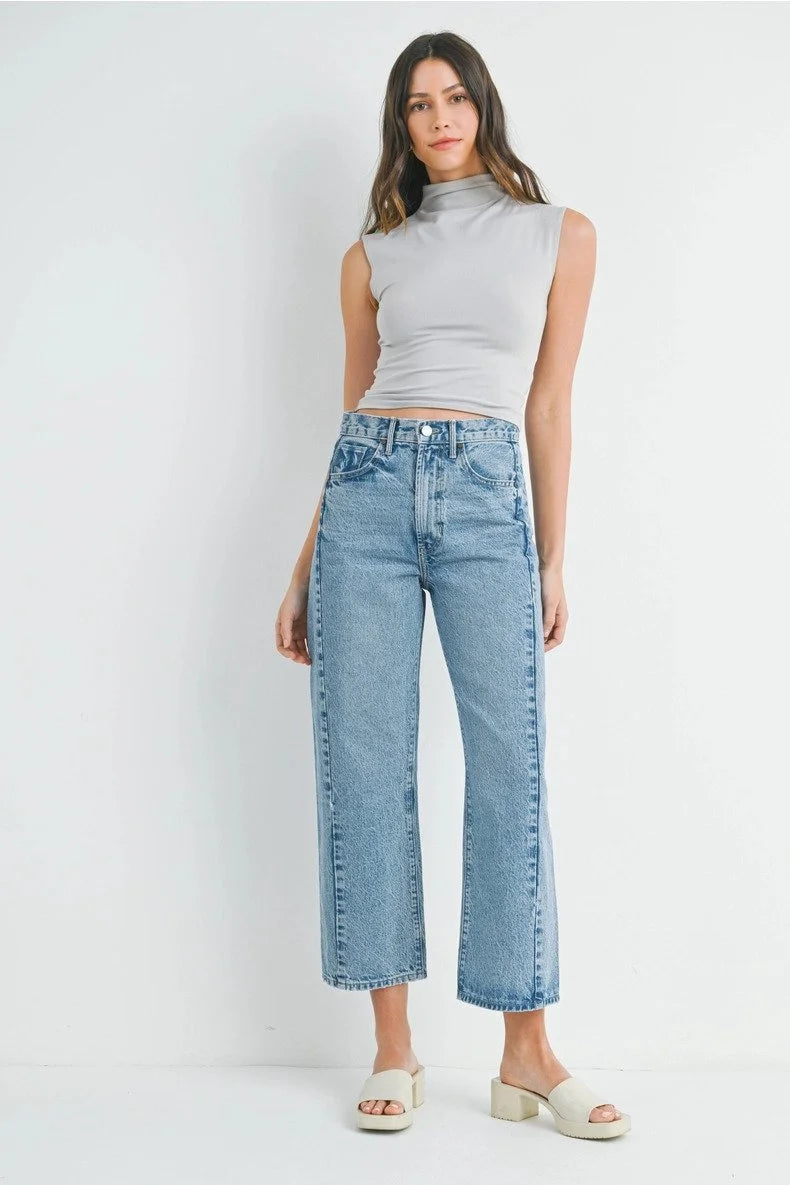 Barrel Jean Twist (Medium Wash)