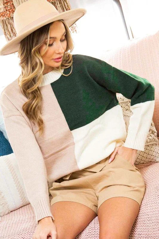 Colorblock Sweater
