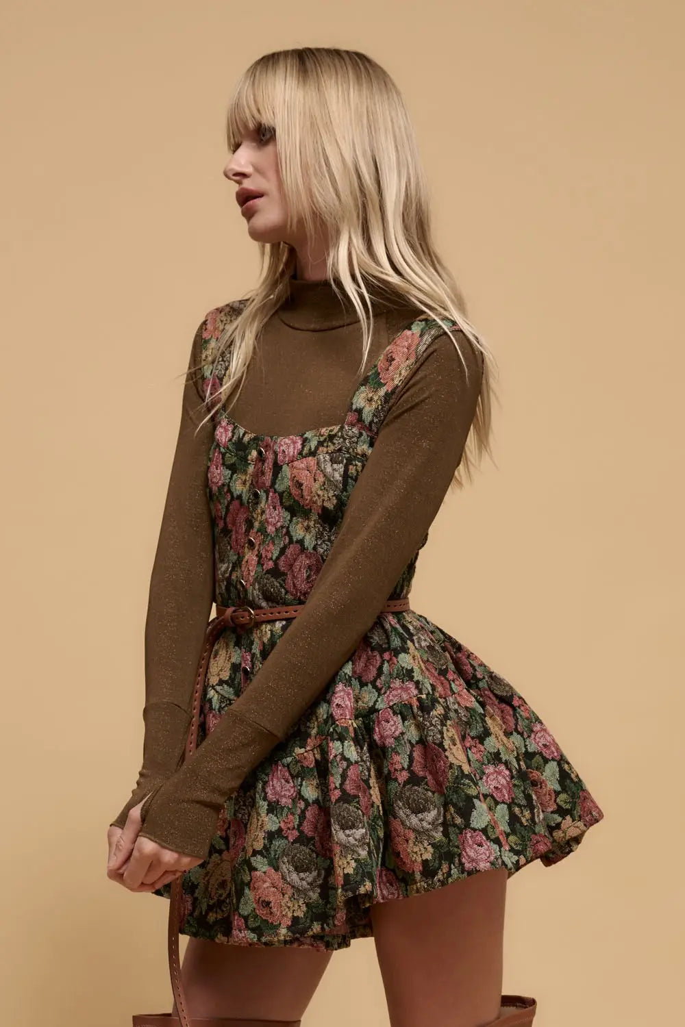 Floral Tapestry Romper