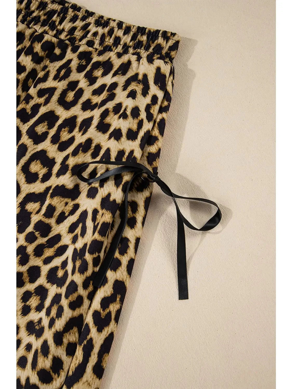 Leopard Bow Tie Summer Pant