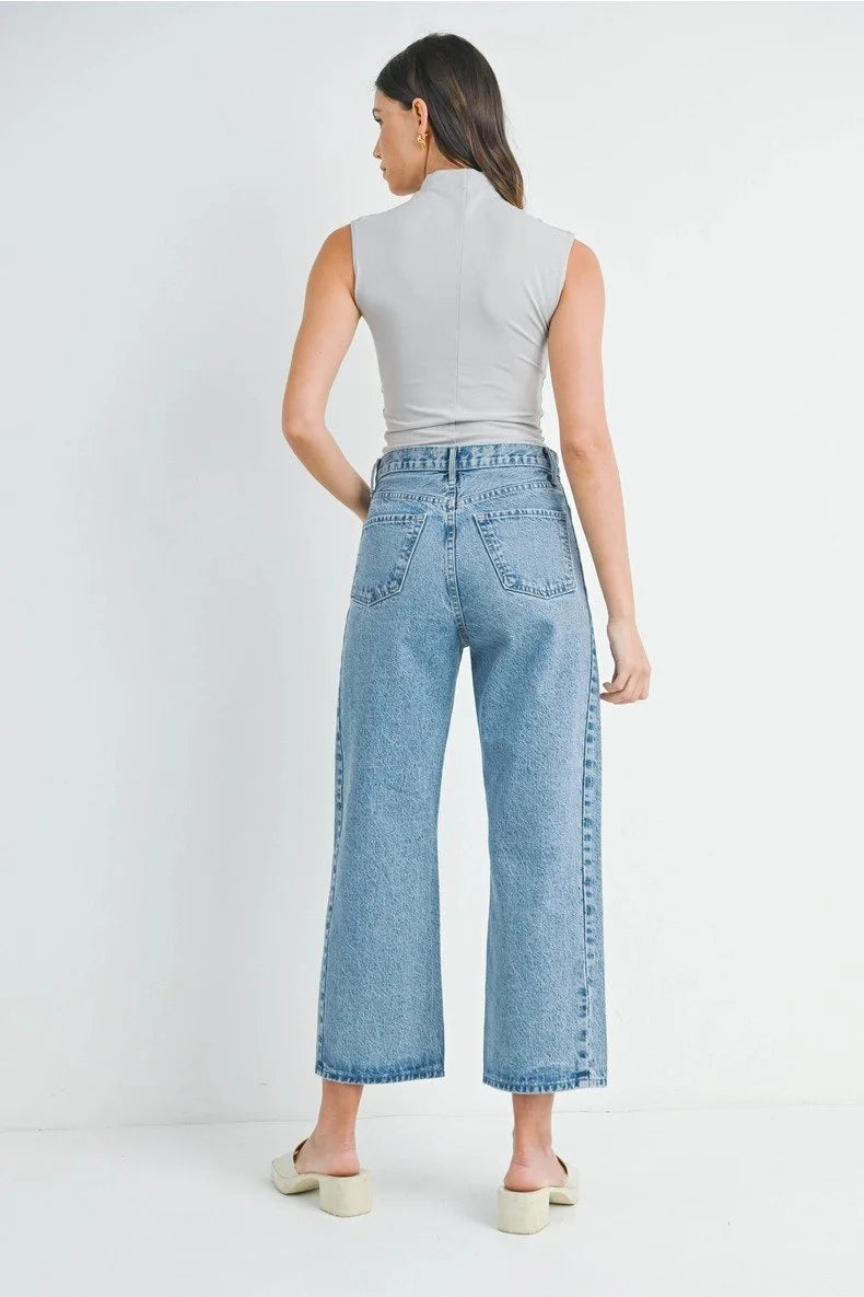 Barrel Jean Twist (Medium Wash)