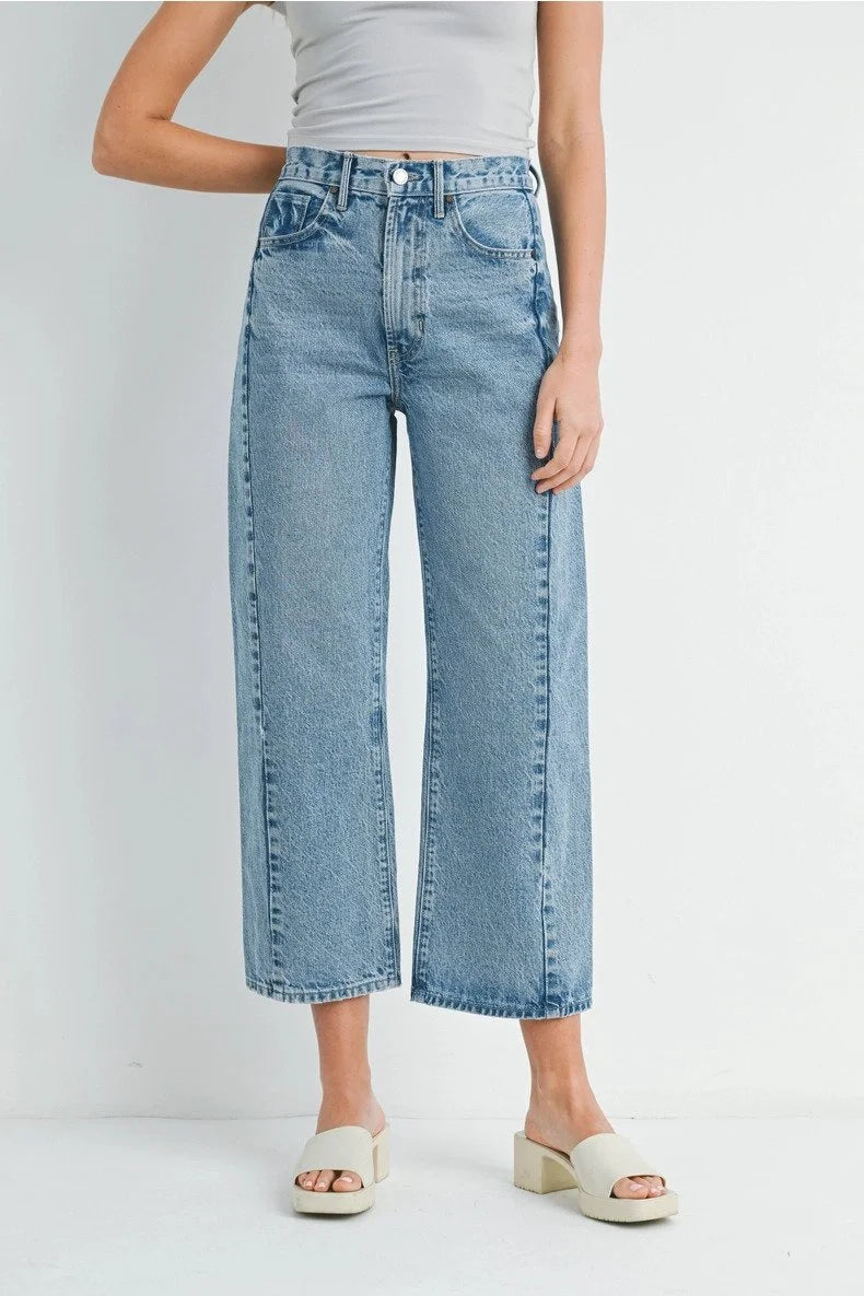 Barrel Jean Twist (Medium Wash)