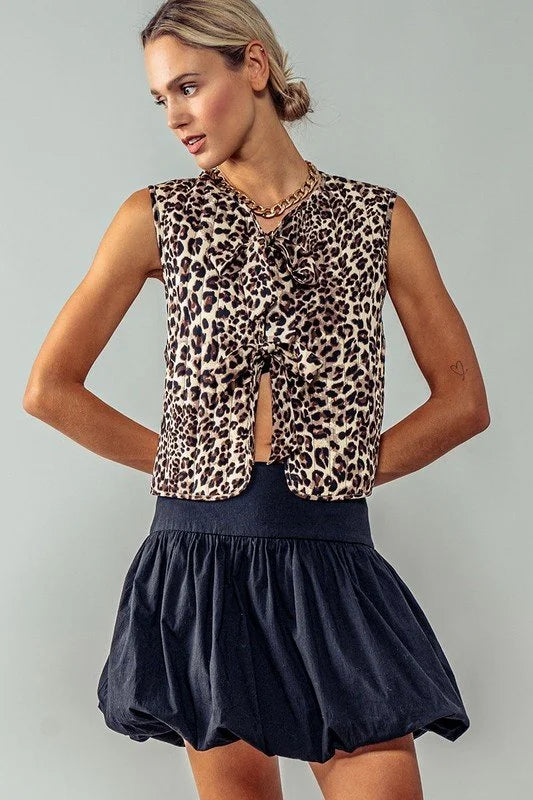 Eclispse Crescent Balloon Mini Skirt