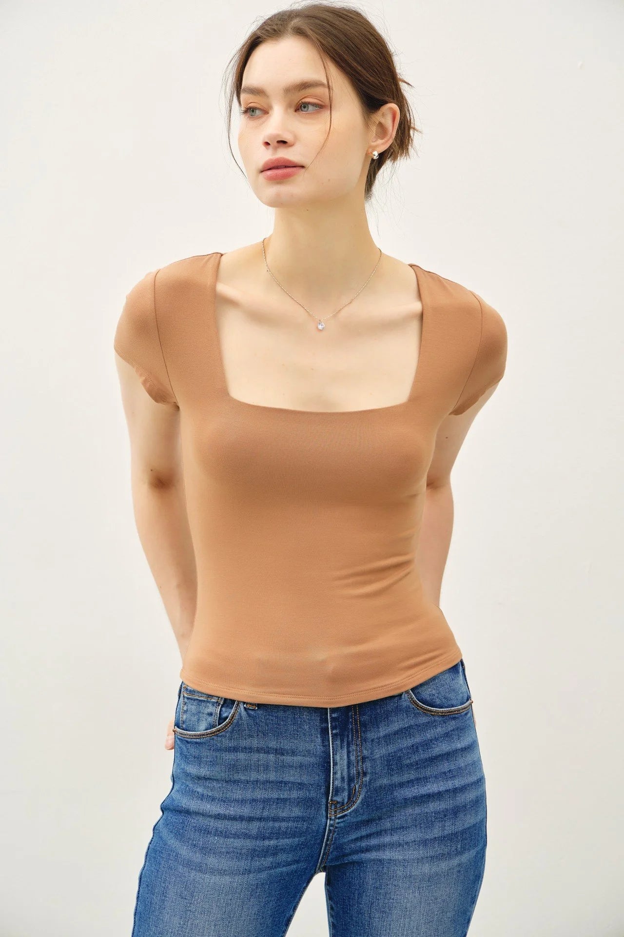 Soft Core Square Neck Tee