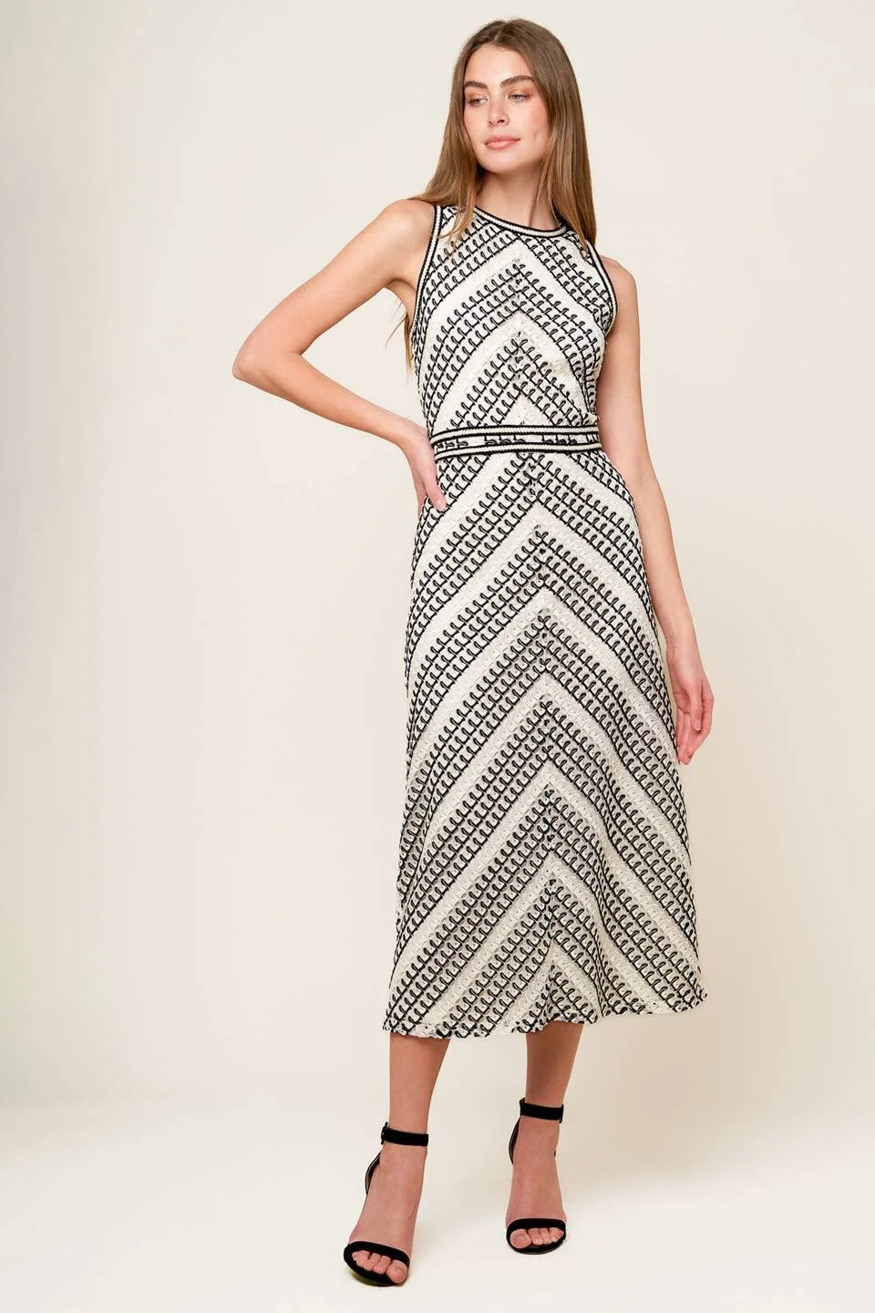 Crochet Midi Dress