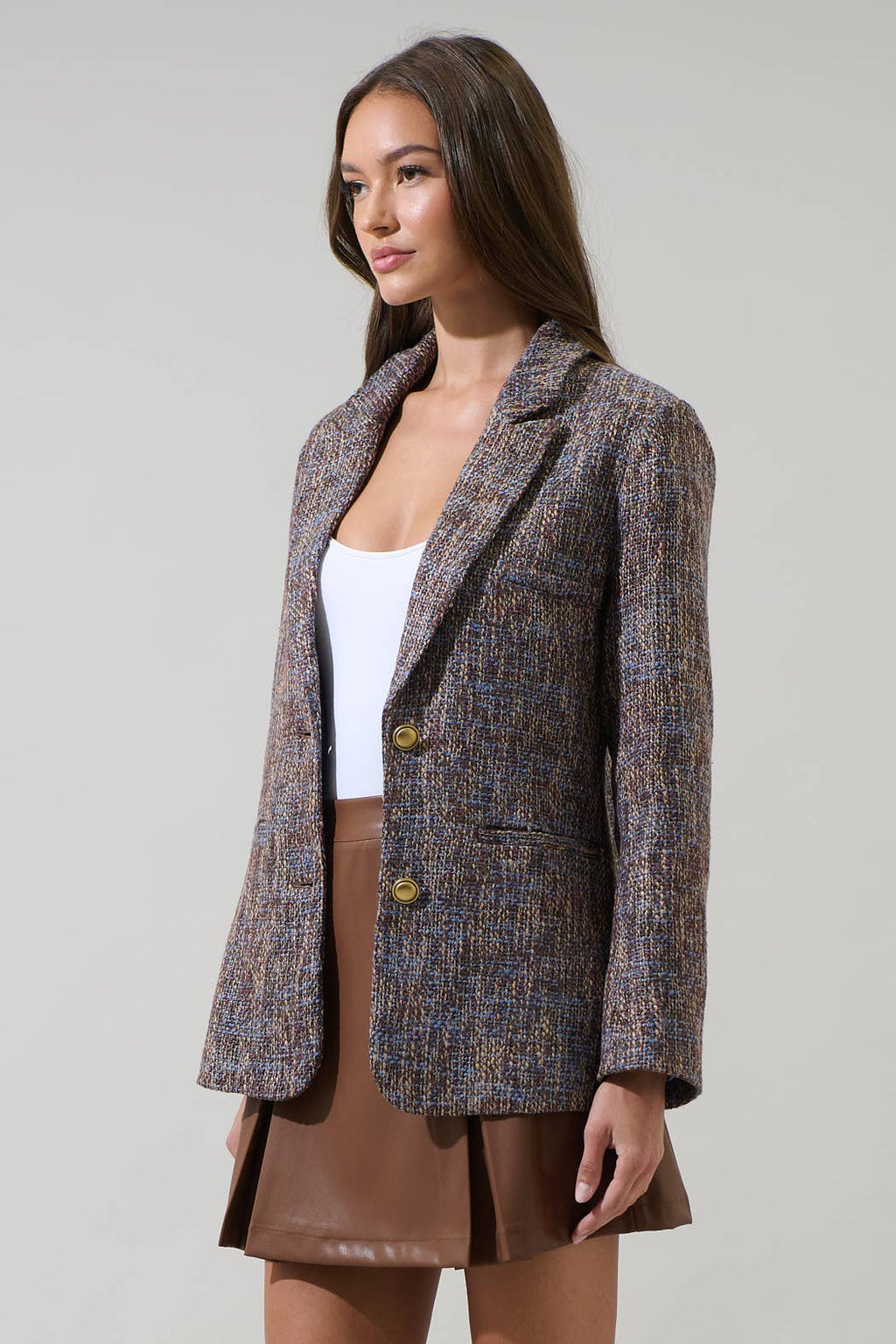 Serah Margaret Tweed Blazer