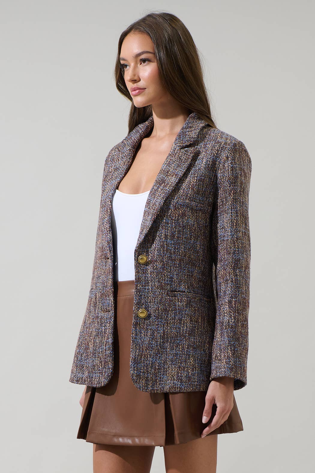 Serah Margaret Tweed Blazer