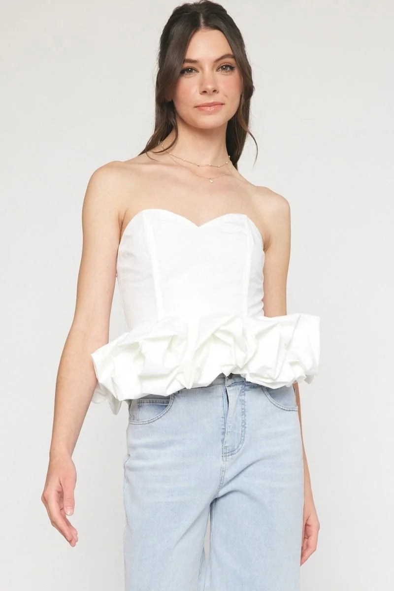 Sweetheart Ruffle Top