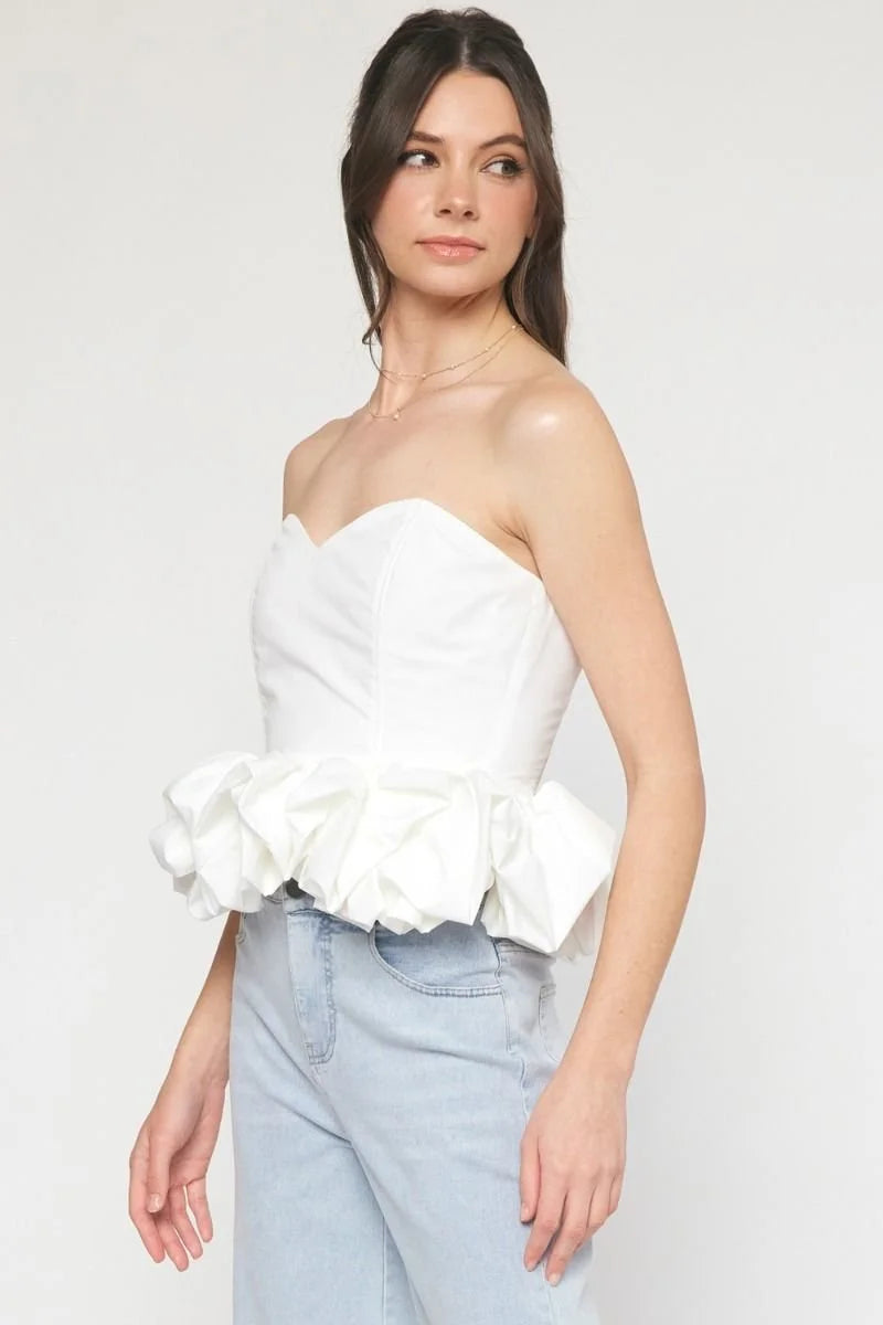Sweetheart Ruffle Top