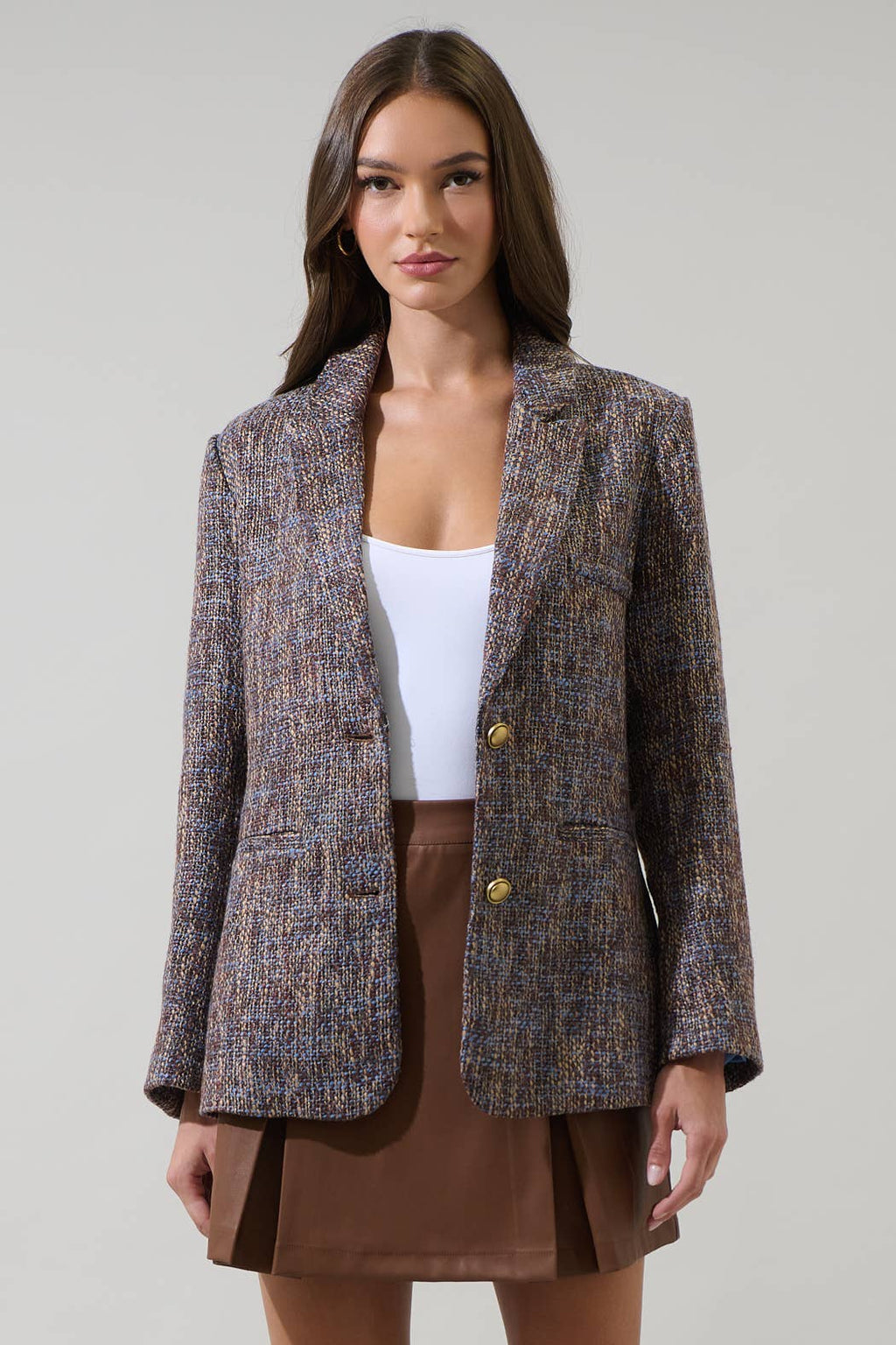Serah Margaret Tweed Blazer