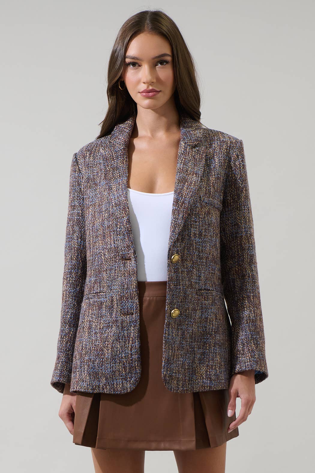 Serah Margaret Tweed Blazer