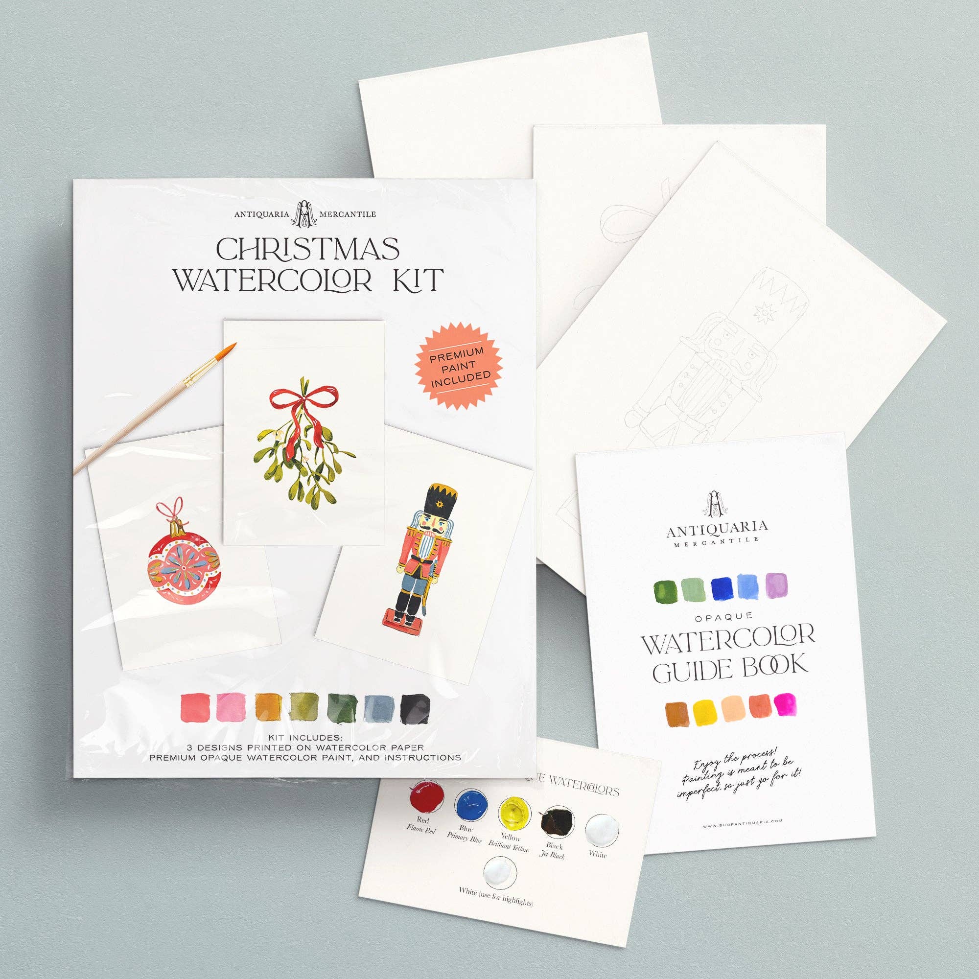 Watercolor Painting Kit: Christmas