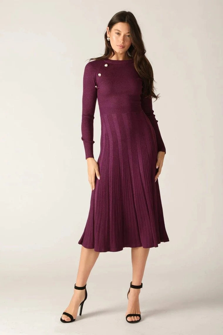 Orchid Metallic Dress