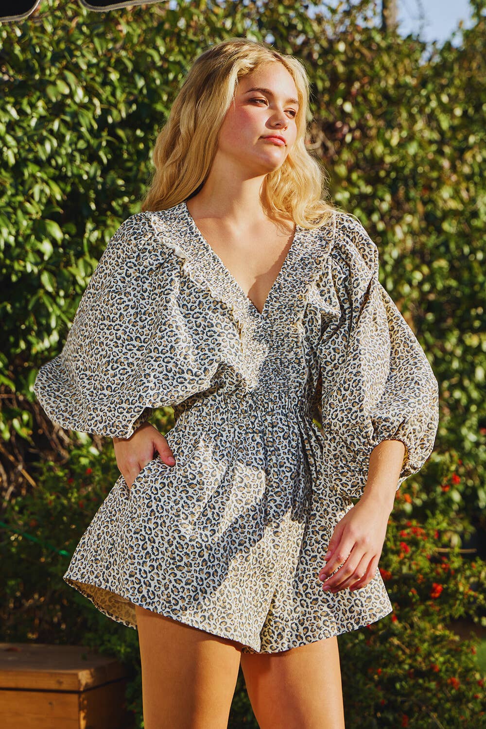Leopard Love Romper