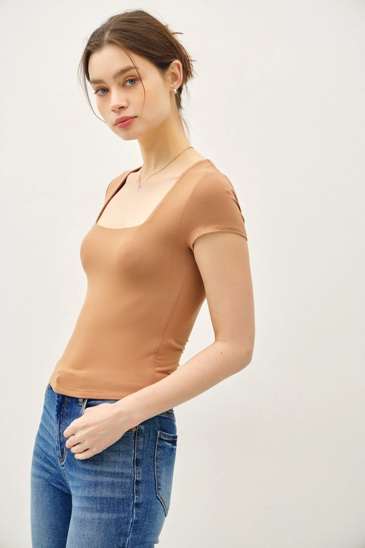Soft Core Square Neck Tee